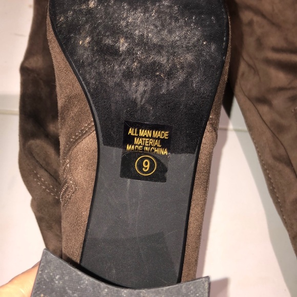 Suede Thigh High Boots - Picture 4 of 5